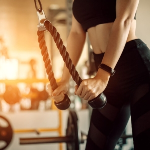 Woman working out